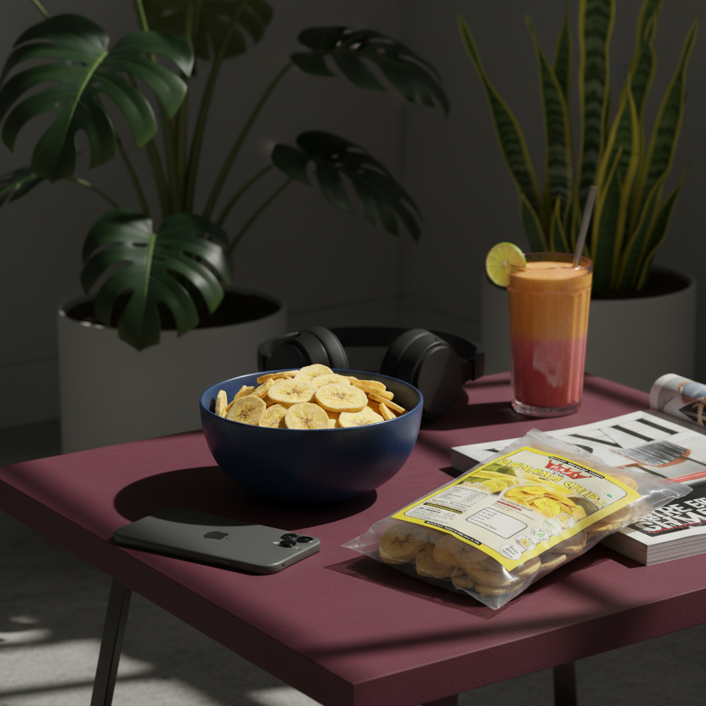 Banana Chips Air Fried Yellow