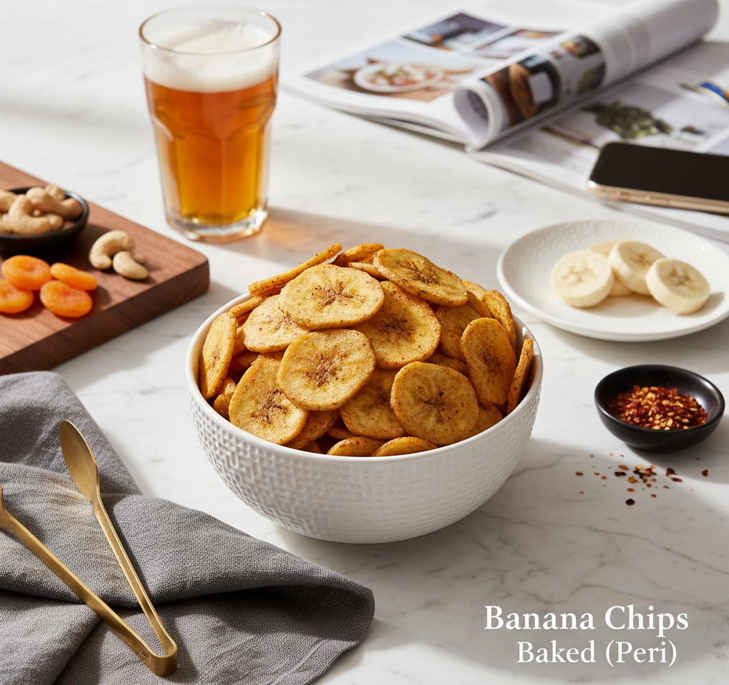 Banana Chips Baked Peri Peri