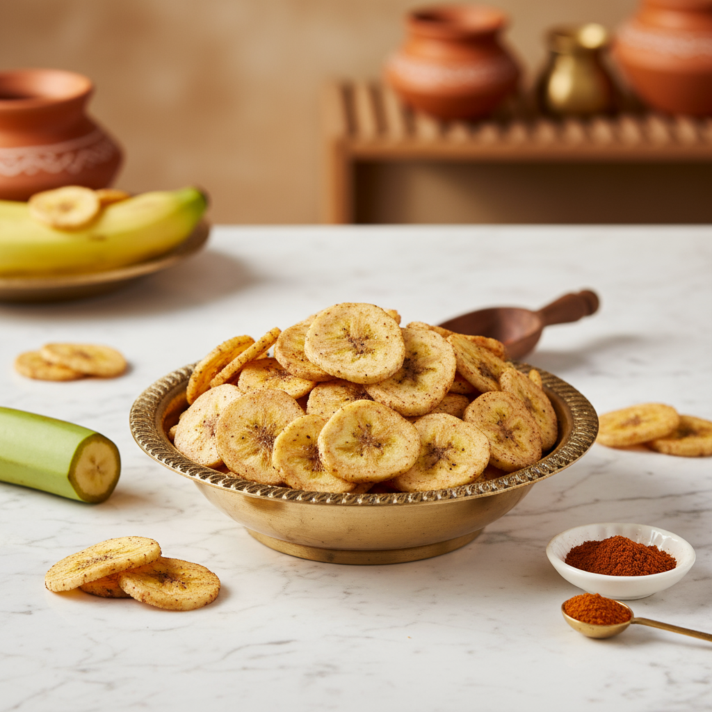Banana Chips Baked Peri Peri