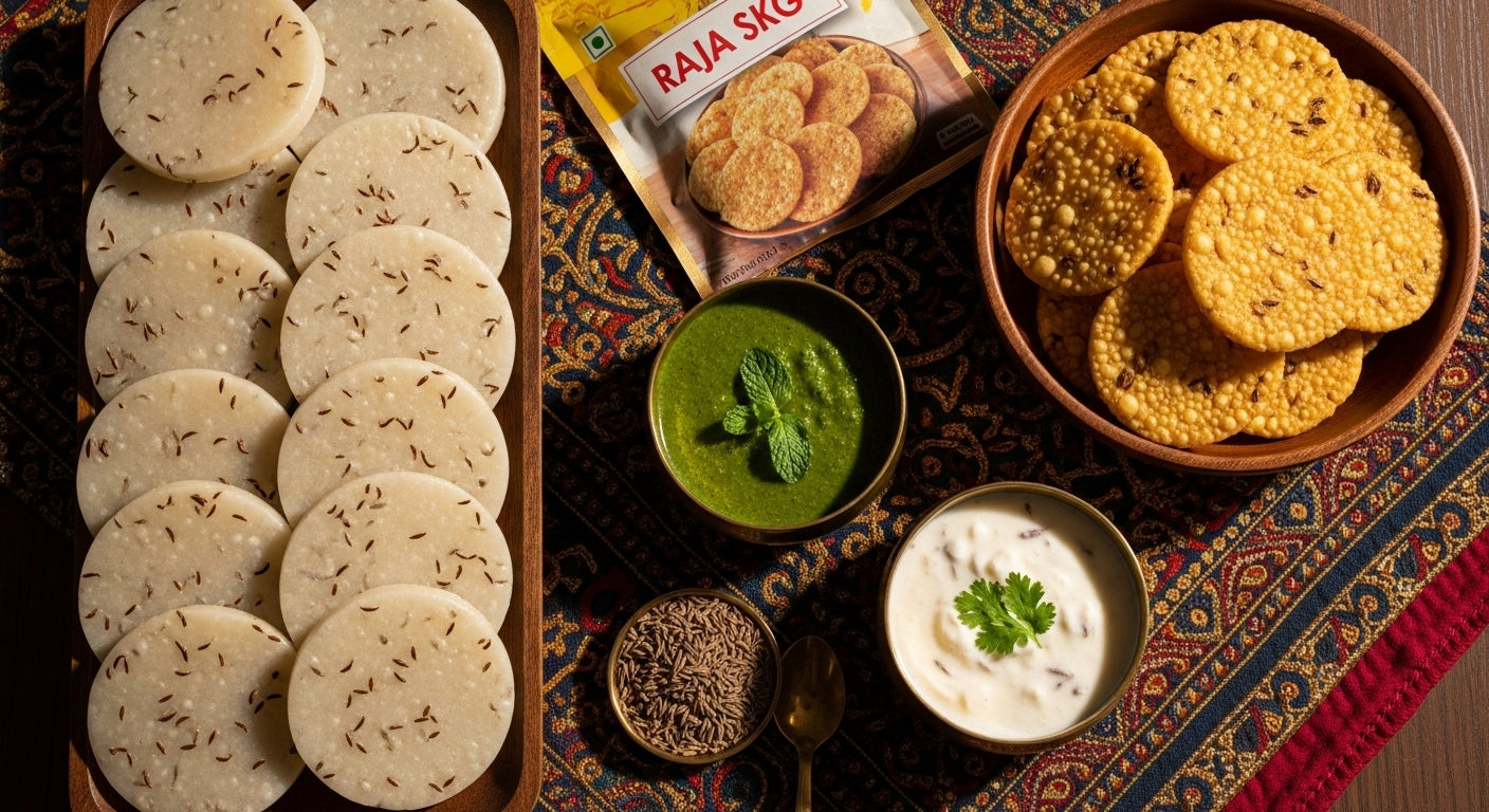 Sabudana Papad Jeera
