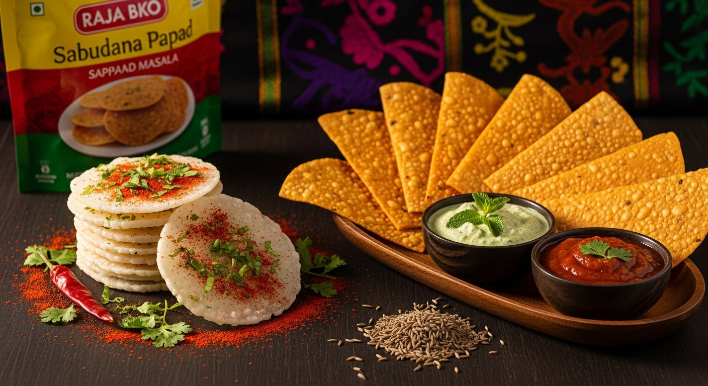 Sabudana Papad Masala