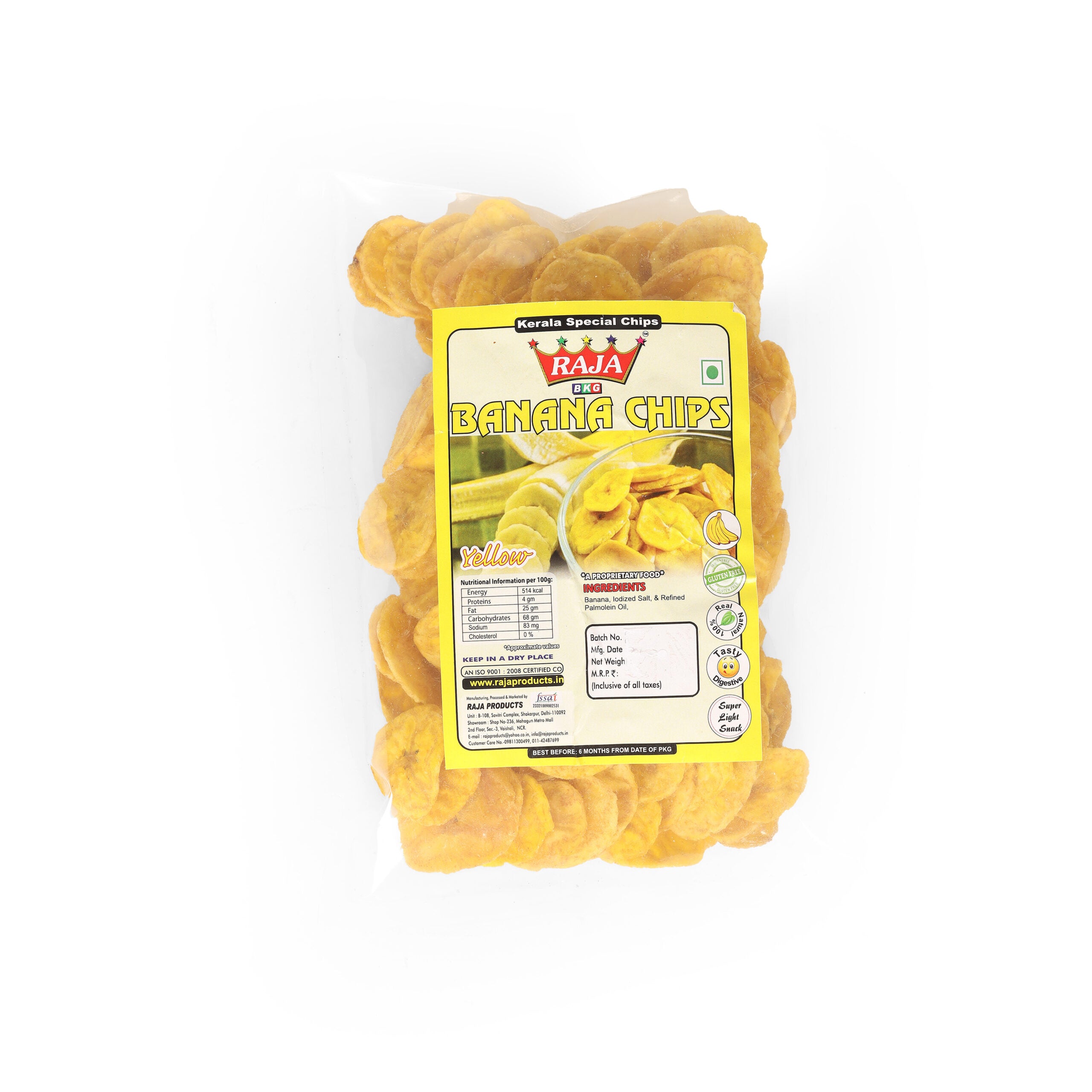 Banana Chips Air Fried Yellow