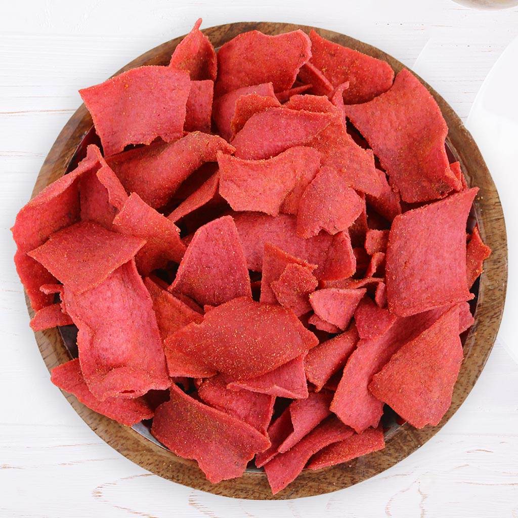 Beetroot Chips Roasted